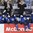 PLYMOUTH, MICHIGAN - APRIL 7: Finland head coach Pasi Mustonen, Sara Sakkinen #29 and Noora Tulus #24 celebrate after an 8-0 bronze medal game win over Germany at the 2017 IIHF Ice Hockey Women's World Championship. (Photo by Matt Zambonin/HHOF-IIHF Images)

